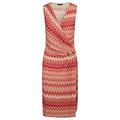 ApartFashion Damen Jerseykleid Kleid, Rot-multicolor, 40 EU