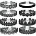 Stylish and Versatile: 8Pcs Gothic Tattoo Lace Choker Necklaces Set for Women - Adjustable Black Collar Choker - Perfect Jewelry for Any Occasion
