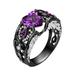 Temperament Versatile 2Mm Purple Ring Angel Ring For Women Hair Styling Cream