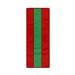 Christmas Nylon Pull Down By Old Glory Bunting - 3 Stripe Green & Red Xmas Banners - 18 x 10 . Free Shipping Available!