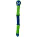 Outward Hound Invincibles Nubby Blue Snake Dog Toy - Stuffing-Less Tough and Durable Squeakers XL XL Nubby Snake