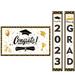 Outdoor Decor Graduation Season Banner 2023 Porch Sign 2022 Decorative Hanging Decorations Decorate