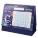 Calendar 2023 Ornament Table Top Decor Chinoiserie Schedule Calender Adornment Desk Paper Office