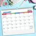 Ruimatai Calendar 2024-2025 New Year Wall Calendar 2024-25 Planning Calendar Thick Paper Annual Calendar With Multiple Holidays For Planning And Organization