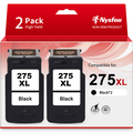 275XL Ink Cartridges for Canon Ink 275 XL 275XL PG-275XL PG-275 XL PG275 XL PG275XL Black Ink Cartridge for Canon PIXMA TS3520 TS3522 TS3500 TR4720 TR4700 Printers (Black 2 Pack)