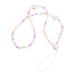 Lanyards for Women Beaded Phone Chain Charm Cellphone Telephone Strap Beads Charms Wrist Miss