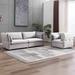 Mixoy Living Room Sofa Couch Set,Upholstered Sofa with Adjustable Armrests and Backrest,Minimalist Sleeper Sofas and Couches