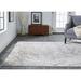 10' X 14' Ivory Tan And Gray Abstract Area Rug - 3'6"