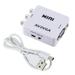 AV (RCA) to VGA Audio Video Converter Support Resolution 1080P /720P With 3.5 mm AUDIO Audio Input Port for STB TV PC