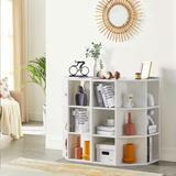 Corner Cabinet, Wooden Corner Storage Cabinet with USB and Outlets for Bedroom, Living Room