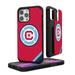 Chicago Fire iPhone Diagonal Stripe Design Rugged Case