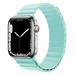 YuiYuKa Silicone Magnetic Loop Strap Compatible with Apple Watch Bands 45mm 44mm 42mm 41mm 38mm 40mm 49mm Sport Link Watchband Bracelet iwatch series 8 7 SE 6 5 4 3 2 1 Women Men - Turquoise