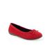 Women's Homebet Casual Flat by Aerosoles in Red Faux Suede (Size 8 M)