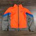 Nike Shirts & Tops | Nike Dri-Fit Kids Athletic Full Zip Long Sleeve Training Sweatshirt Size 5 | Color: Gray/Orange | Size: 5b