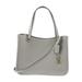 Coach Bags | Coach Tyler Carryall Tote Bag C3768 Leather Gray Gold Hardware 2way Shoulder | Color: Gray | Size: Os