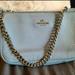 Coach Bags | Coach Designer Light Blue Purse Handbag Tote Clutch | Color: Blue/Silver | Size: Os