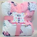 Disney Bedding | Disney Minnie Mouse Limited Edition Minky-Lined Quilted Puff Blanket | Color: Pink/White | Size: Os