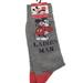 Disney Accessories | Disney Crew Socks | Color: Gray/Red | Size: 10-13
