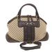 Gucci Bags | Gucci Diamante Hand Bag Canvas Leather 2way Brown Beige 247286 Auth Tb817 | Color: Brown | Size: Os