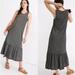 Madewell Dresses | Madewell Knit Tank Ruffle-Hem Maxi Dress In Stripe | Color: Tan | Size: Xs