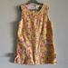 Lilly Pulitzer Dresses | Lilly Pulitzer Minnie Vintage Seersucker Floral Shift Dress Girls Sz 6 | Color: Pink/Yellow | Size: 6g