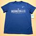 Nike Shirts | New Nike Washington And Lee University T-Shirt Dri-Fit Blue Men’s Size Xl Xlarge | Color: Blue/Gray | Size: Xl