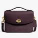 Coach Bags | Coach Cassie In Oxblood Leather Crossbody Messenger Bag | Color: Purple/Red | Size: Os