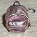 Victoria's Secret Bags | Nwot Victoria’s Secret Metallic Pink Mini Backpack With Chain Link On Handles | Color: Gold/Pink | Size: 8.5 X 7 Inches