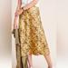 Anthropologie Skirts | Anthropologie Current Air Slip Skirt With Snake Print. Excellent Condition. | Color: Tan | Size: Xs