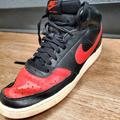 Nike Shoes | Nike Court Vision Leather Basketball Shoe Size 9.5 | Color: Black/Red | Size: 9.5