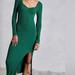 Anthropologie Dresses | Anthropologie Midi Dress | Color: Green | Size: Xs