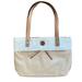 Giani Bernini Bags | Giani Bernini Women Shoulder Bag Pebble Hobo Handbag Purse Tote Beige Colorblock | Color: Cream/White | Size: Os