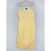 J. Crew Dresses | J Crew Dress Womens 8 Yellow White Striped Silk Carrie Sleeveless Midi Casual | Color: White/Yellow | Size: 8