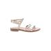 Steve Madden Sandals: Silver Print Shoes - Women's Size 7 - Open Toe