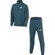 Nike Unisex Kinder Trainingsanzug K Nsw Tracksuit Poly Taped Fz, Geode Teal/White, FD3061-381, XL