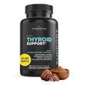 Livingood Daily Natural Thyroid Support - Made with Ashwagandha, Iodine, Selenium, Zinc, Copper, L-Tyrosine, Vitamin B12 & Magnesium - Metabolism and Energy Booster, 60 Capsules