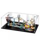 Transparent Acrylic Display Case for Lego 31084 Pirate Roller Coaster Dustproof Display Box Compatible with Lego 31084 Display Case (Lego Model Not Included)75*30*30cm (3MM)