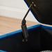 Brayden Studio® Alliber Flip Top Storage Bench Upholstered/Velvet in Blue | 17.52 H x 54.5 W x 18.9 D in | Wayfair 755281A81C4B4EA6B67C9622013F7E9D