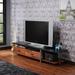 Latitude Run® Bhotra TV Stand In Walnut Wood in Black/Brown | 14 H x 67 W x 16 D in | Wayfair 9517612368BB4F8A9D122E4CF77C6478