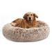 Tucker Murphy Pet™ Calming Donut Dog Bed for Medium Dogs in White/Brown | 8 H x 36 W x 36 D in | Wayfair 284423C7EF484AF2A3176CFC46FCF9B2