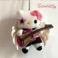 Sanrio Rock Angel Y2k Hello Kitty peluche borsa ciondolo Kawaii portachiavi accessori fai da te