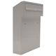 Gatehouse W3 Rear Access Letterbox For Gates & Fences, Galvanised Steel Lockable Weatherproof Personalised Post Box