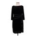 American Living Casual Dress - Sheath: Black Print Dresses - New - Women's Size 8