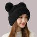 Idoravan Winter Hats for Women Clearance Women Ladies Winter Fisherman s Hat Cute and Warm Caps Hunting Fishing Hat Black