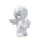 Eguiwyn Sculpture Sculpture Angel Resin Cherub Statue Garden Miniature Statue Cute Angel Sculpture Memorial Statue Gold White Cherub Sculpture D