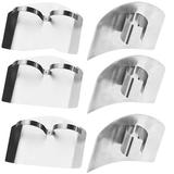 6Pcs Stainless Steel Finger Guards Cutting Finger Protectors Practical Finger Guards for Cutting