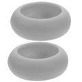 2 Pcs Silicone Caps for Tea Pot Glass Holder Teapot Lid Protection Kettle Cover Handle Protectors Sleeve Silica Gel