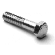 1/4-20 x 5 1/2 Hex Head Cap Screws Stainless Steel 18-8 Plain Finish (Quantity: 50 pcs) - Coarse Thread UNC Partially Threaded Length: 5 1/2 Inch Thread Size: 1/4 Inch