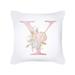 Vikakiooze 2023 Throw Pillow Covers Decorative English Letters Floral Pillowcases Soft Cushion Cover White Pillow Protectors for Sofa Bedding Car and Home Decor