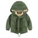 Spring Savings Clearance Lindreshi Winter Coats for Toddler Girls and Boys Thickened Jackets For Toddlers Girls Boys Fleece Hoody Jackets Kids Zip up Outerwear Coat Toddler Kids Jacket Sweatshirt